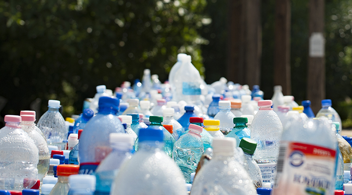 sea of plastic bottle