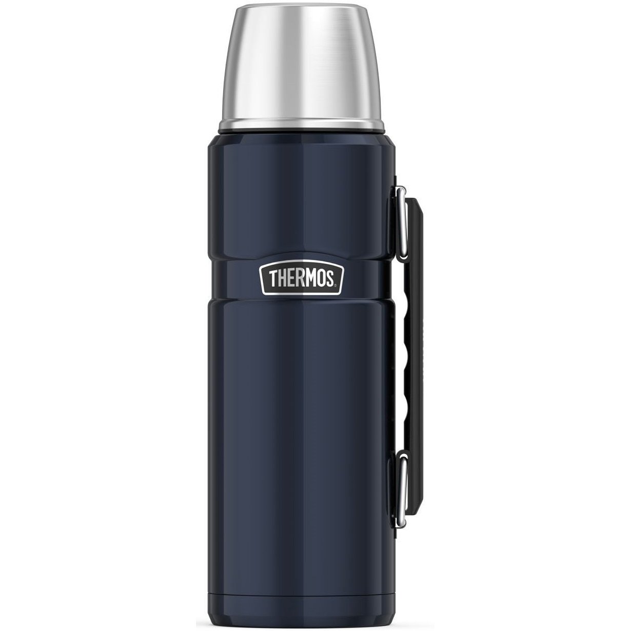 Thermos Stainless King 40 Ounce Beverage Bottle, Midnight Blue